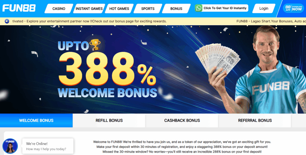 Fun88-Casino-Bonuses